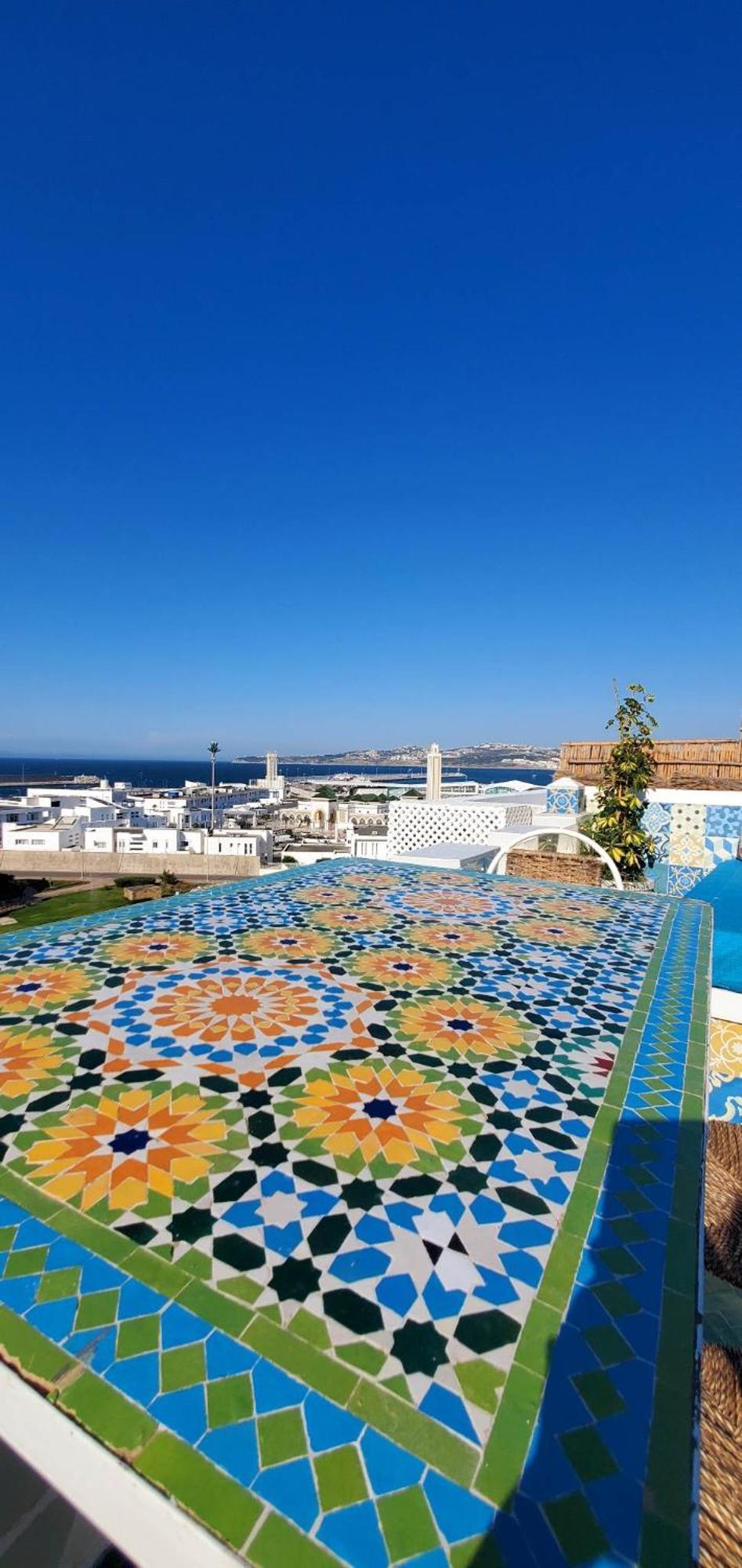 Riad Villa With Mediterranean Sea Views Of Spain And Gibraltar 탕헤르 외부 사진