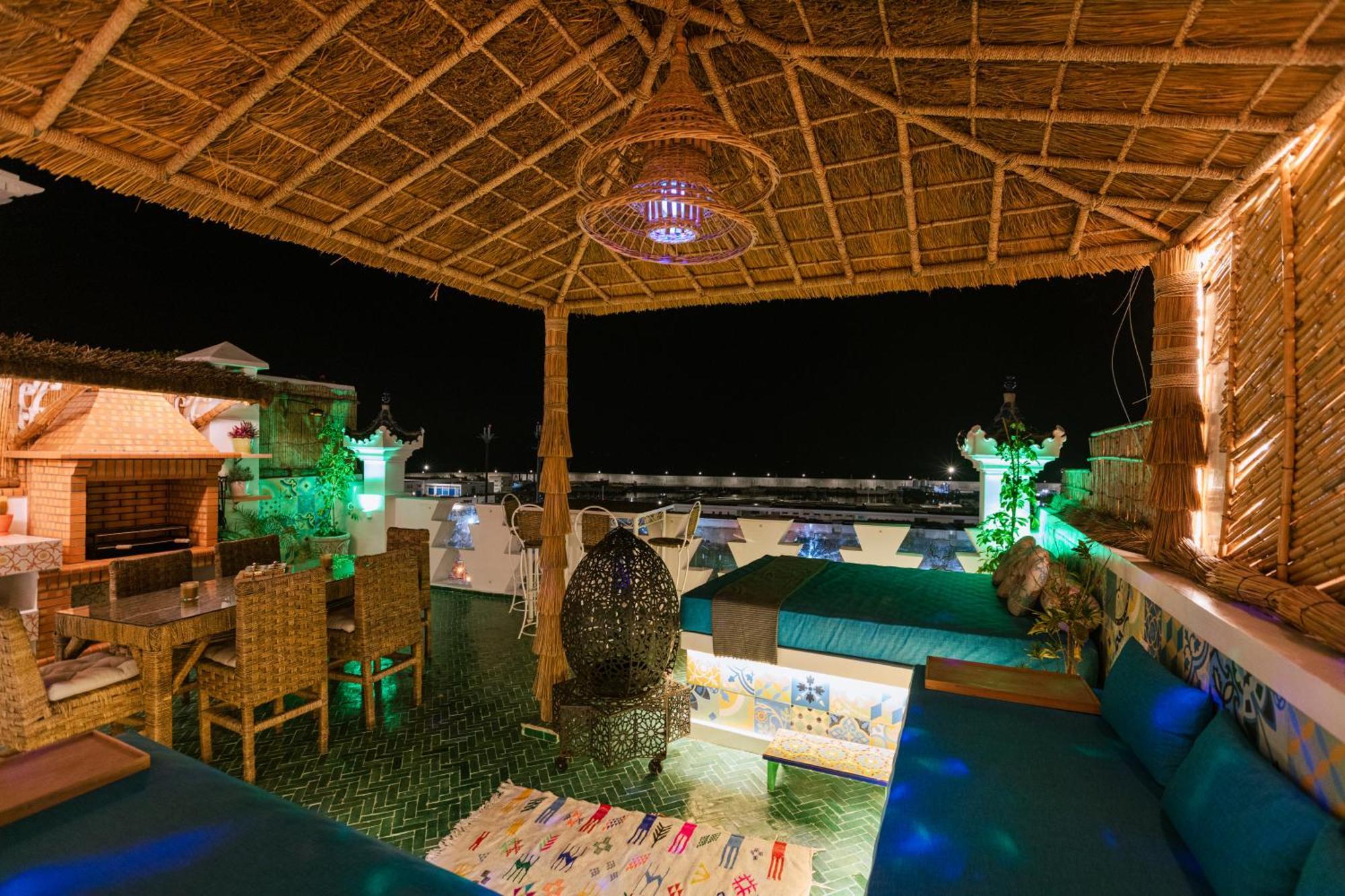 Riad Villa With Mediterranean Sea Views Of Spain And Gibraltar 탕헤르 외부 사진