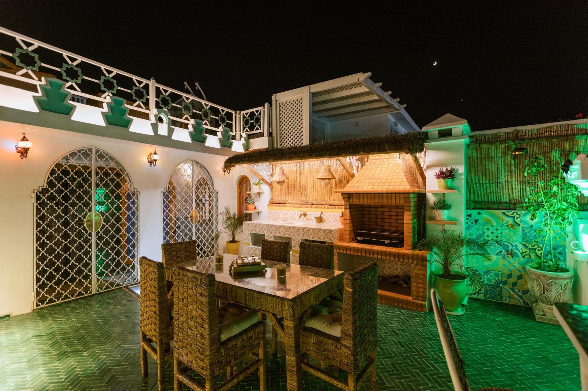 Riad Villa With Mediterranean Sea Views Of Spain And Gibraltar 탕헤르 외부 사진