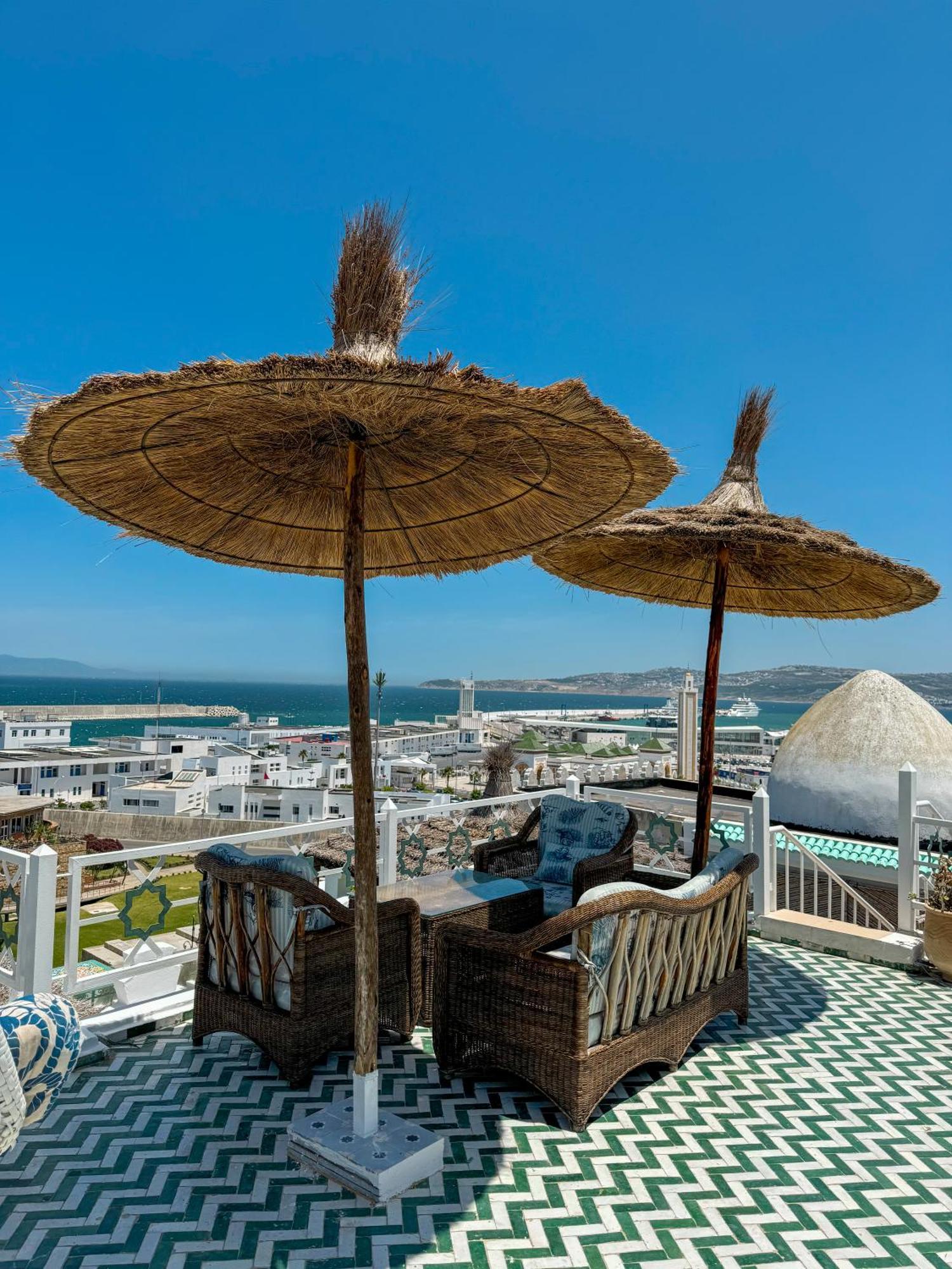 Riad Villa With Mediterranean Sea Views Of Spain And Gibraltar 탕헤르 외부 사진